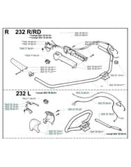 Husqvarna 232RD - 1998-2000 - Handle & Controls 2