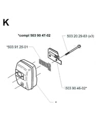 Husqvarna 232RD - 2000-Current - Muffler
