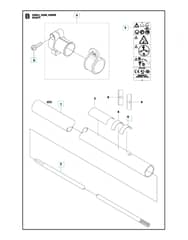 Husqvarna 233R - Shaft