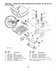 Husqvarna 2348Ls - Seat