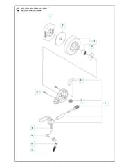 Husqvarna 235 - 2014-Current - Clutch & Oil Pump