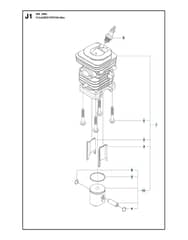 Husqvarna 235E - 2014-Current - Cylinder Piston