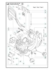 Husqvarna 235E - 2014-Current - Fuel Tank & Handle 2