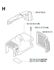 Husqvarna 235FR - 2009-Current - Cylinder Cover