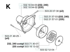 Husqvarna 235R - 2002-2006 - Clutch