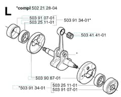 Husqvarna 235R - 2002-2006 - Crankshaft