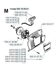 Husqvarna 235R-CAT - 1995-Current - Starter