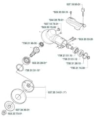Husqvarna 235R from 20144800001-current - Bevel Gear