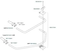 Husqvarna 235R from 20144800001-current - Handle