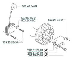 Husqvarna 235R from 20144800001-current - Ignition System
