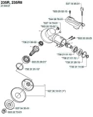 Husqvarna 235Rll from 20144900001-Current - Bevel Gear