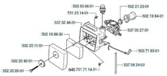 Husqvarna 235Rll from 20144900001-Current - Carburetor & Air Filter