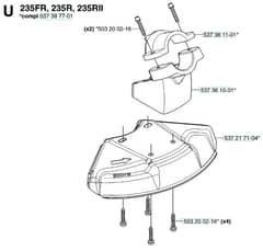 Husqvarna 235Rll from 20144900001-Current - Guards