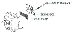 Husqvarna 235Rll from 20144900001-Current - Muffler