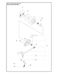 Husqvarna 236E-SERIES - Clutch & Oil Pump