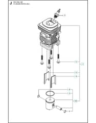 Husqvarna 236E-SERIES - Cylinder Piston