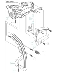 Husqvarna 236E-SERIES - Handle & Controls