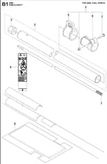 Husqvarna 236r - Tube & Shaft For Asia, E-Eu, Africa
