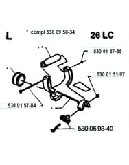 Husqvarna 23 Lc - Handle 2