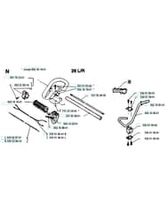Husqvarna 23r 1993-05 - Handle & Controls