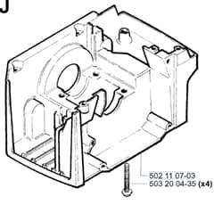 Husqvarna 240 - 2001-Current - Crankcase