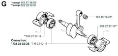 Husqvarna 240 - 2001-Current - Crankshaft