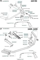 Husqvarna 240 - 2001-Current - Handle & Controls