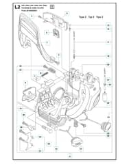 Husqvarna 240E-SERIES - Fuel Tank & Handle 2
