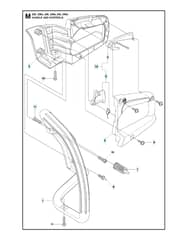 Husqvarna 240E-SERIES - Handle & Controls