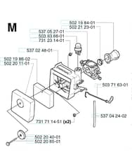 Husqvarna 240RJ - 2002-Current - Carburetor & Air Filter