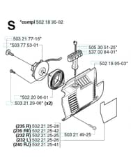 Husqvarna 240RJ - 2002-Current - Starter