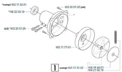 Husqvarna 240F - Clutch