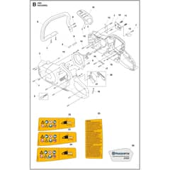 Husqvarna 240i - 970601101 - Housing
