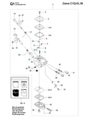 Husqvarna 241R - 2014-Current - Carburetor