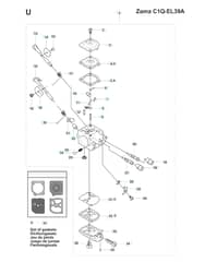 Husqvarna 241RJ - Carburetor Details 2