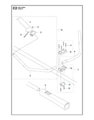 Husqvarna 243R - 2012-Current - Handle
