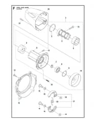 Husqvarna 243RJ - Clutch