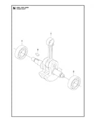 Husqvarna 243RJ - Crankshaft