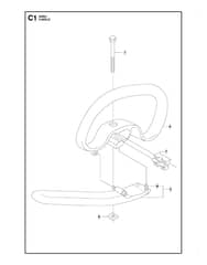 Husqvarna 243RJ - Handle