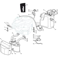 2448H - 2010 - 2T1515283/M10 - Mountfield Ride On Mower B&S Engine Diagram