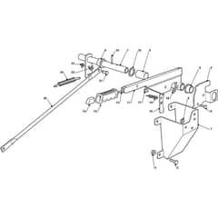 2448H 4WD - 2010 - 2T1525283/M10 - Mountfield Ride On Mower Cutting plate lifting Diagram