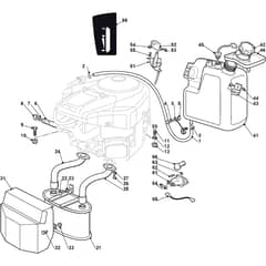 2448H 4WD - 2011-2013 - 2T1525283/M11 - Mountfield Ride On Mower B&S Engine Diagram