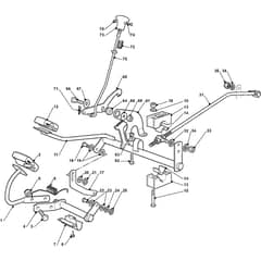2448H 4WD - 2011-2013 - 2T1525283/M11 - Mountfield Ride On Mower Controls Diagram
