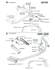 Husqvarna 245 - 2001-Current - Handle & Controls