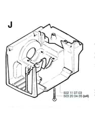 Husqvarna 245R - 2002-Current - Crankcase