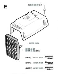 Husqvarna 245R - 2002-Current - Cylinder Cover