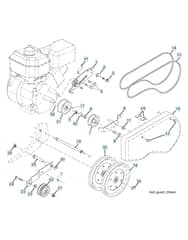 Husqvarna 25009 - 2014-3 - Belt Guard & Pulley