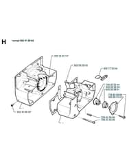 Husqvarna 250PS - 1996-2 - Crankcase