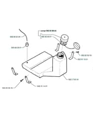 Husqvarna 250PS - 1996-2 - Fuel Tank