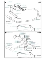 Husqvarna 250R from 20144900001-Current - Handle & Controls